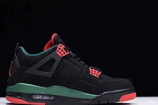 Cheap MAX AQ3816-063 NRG Air 4 Black Red Jordan Green-Varsity Gorge GUCC 0324